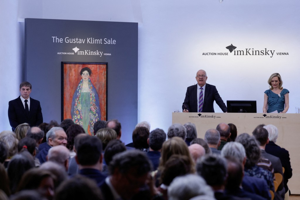 克林姆遗作《利瑟小姐肖像》周四在维也纳拍卖。 路透社