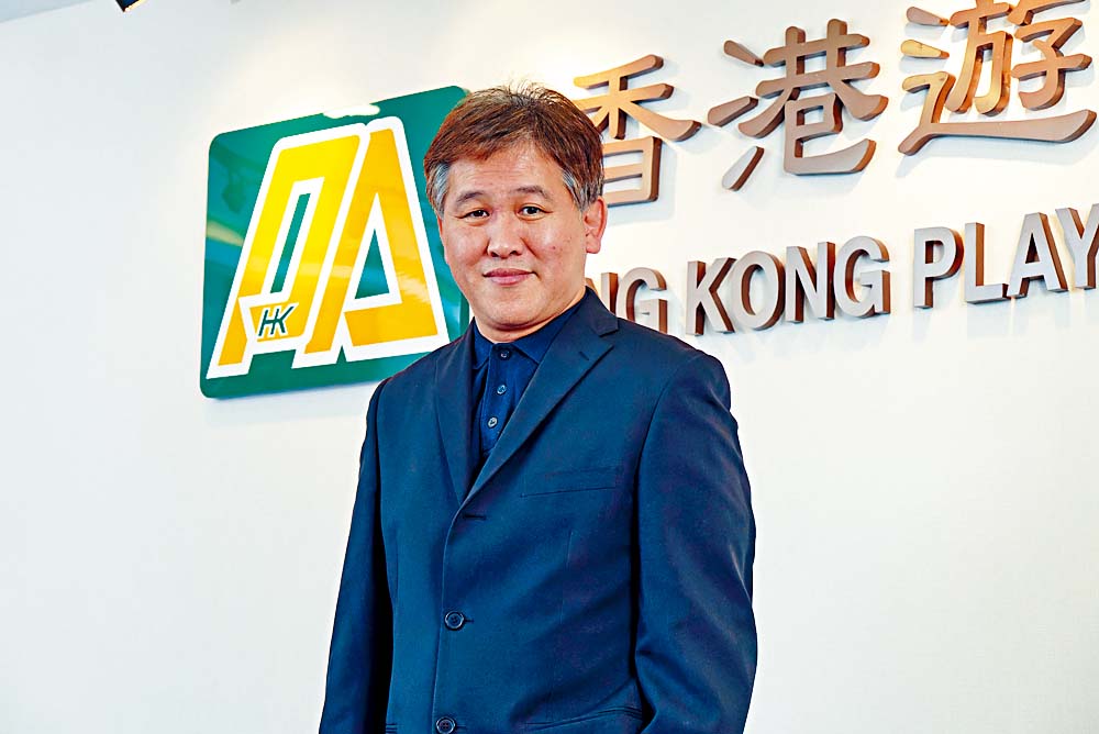 香港遊樂場協會總幹事溫立文分享社福界行業的現況。 香港遊樂場協會總幹事溫立文分享社福界行業的現況。