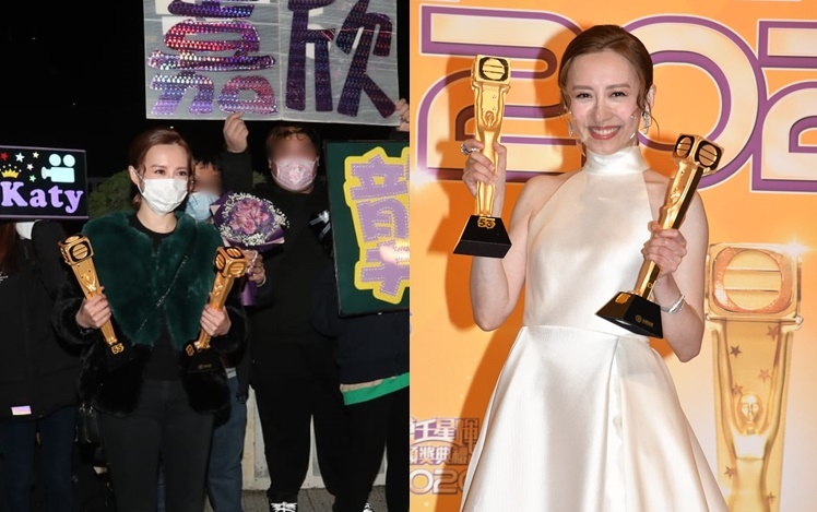 嘉欣對今年成績感滿意，明言視后是她下個目標。