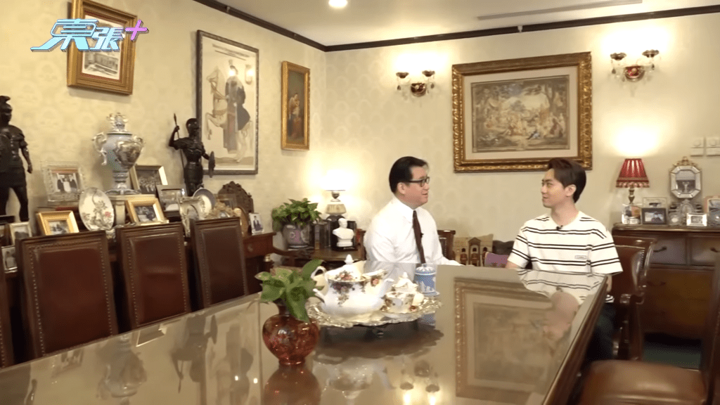 大律师陆伟雄（左）近日接受《东张西望》访问。