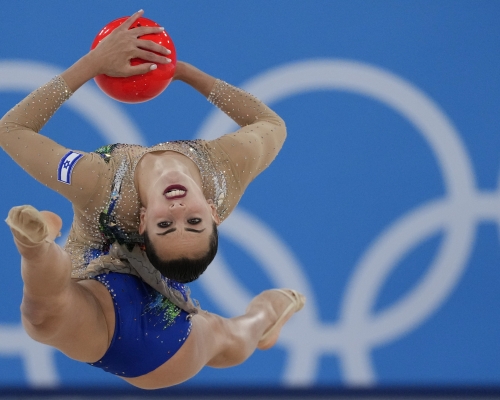 以色列女子藝術體操選手艾莎姆。AP