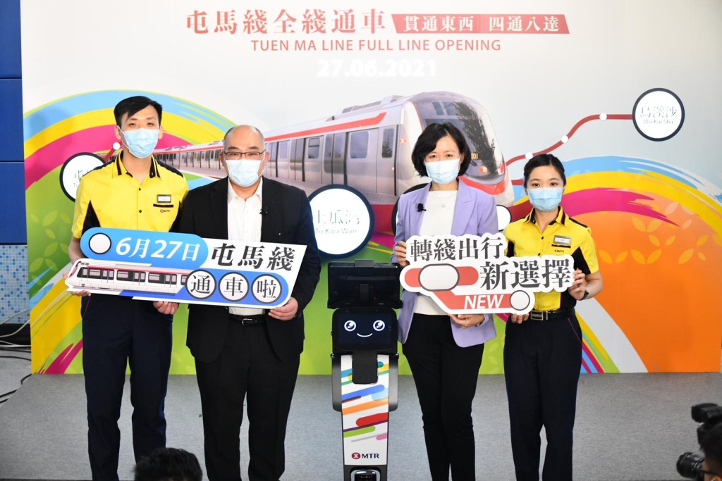 屯馬綫全綫將於6月27日通車。