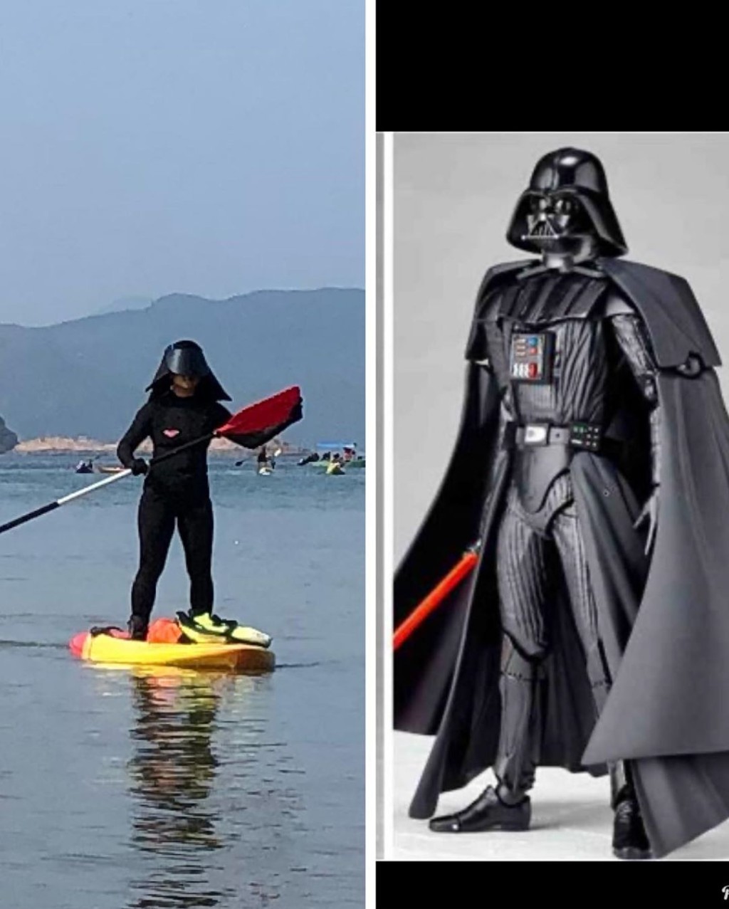 但朋友呢個造型，令鄭融忍唔住同大家分享。