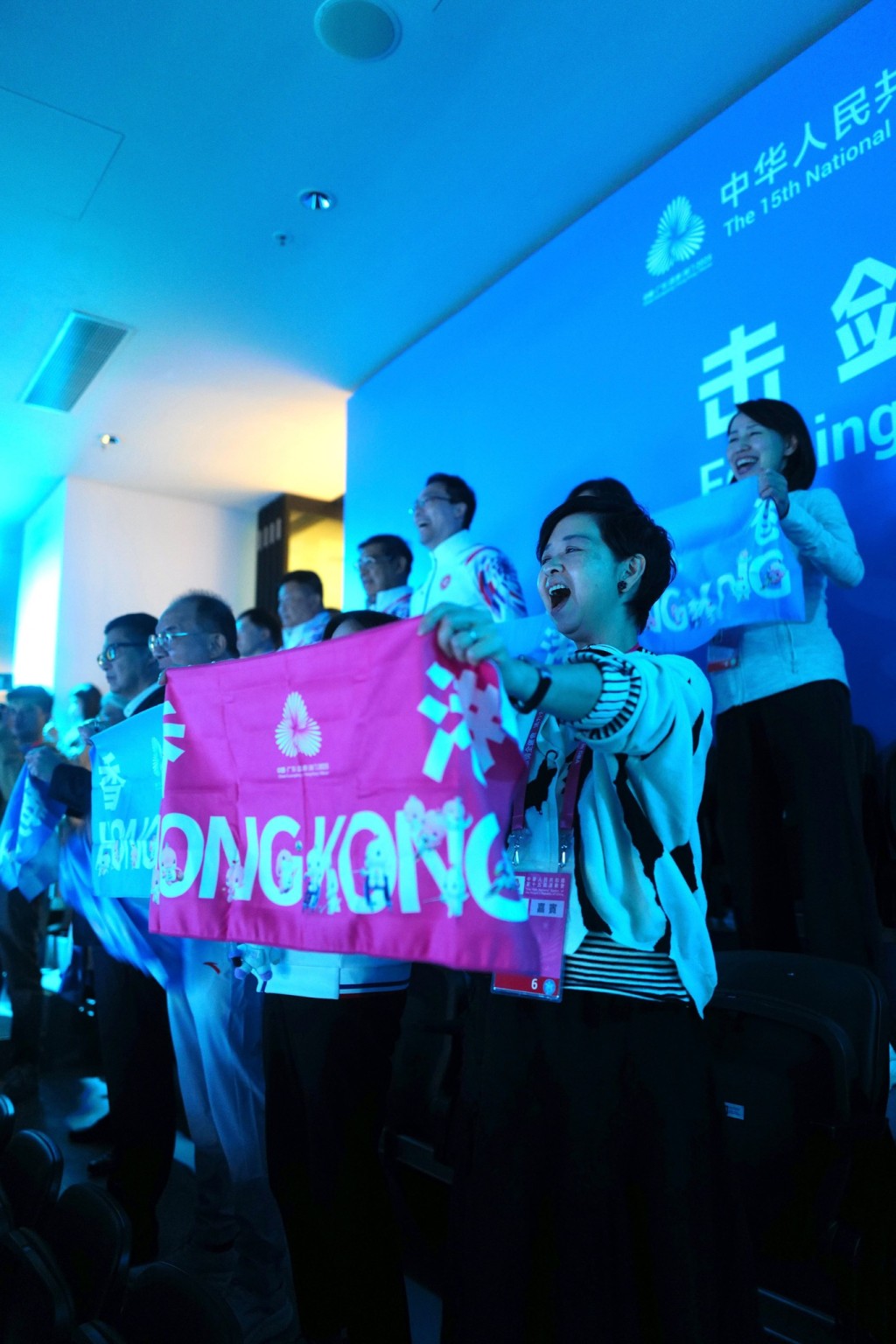 何永賢表示，局長們齊齊做最佳啦啦隊。何永賢FB