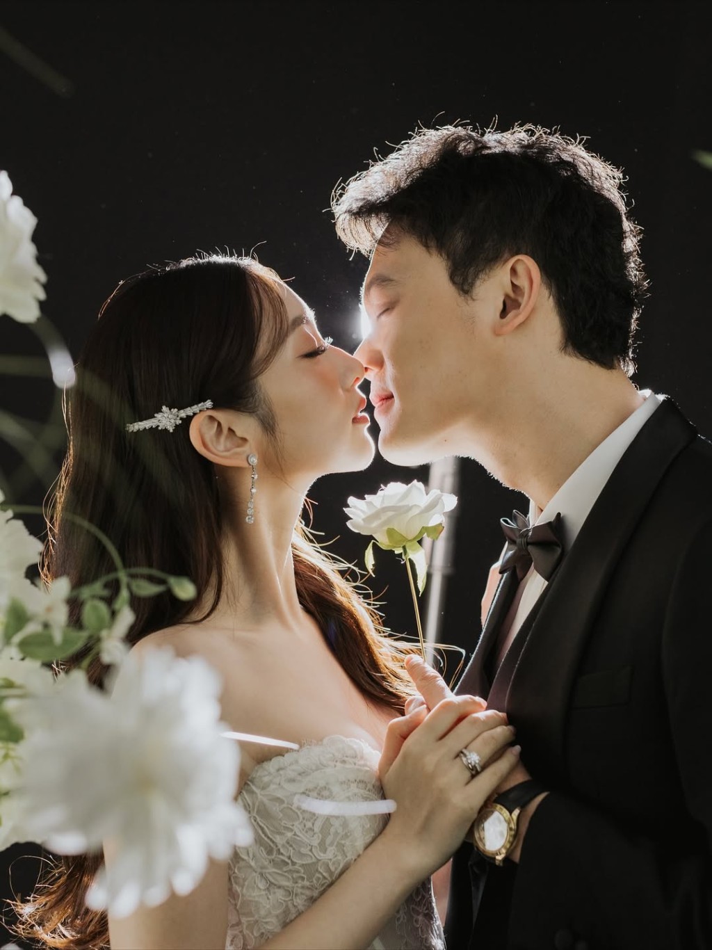 黃靜藍宣布婚訊時,已雙喜臨門。 黃靜藍宣布婚訊時,已雙喜臨門。