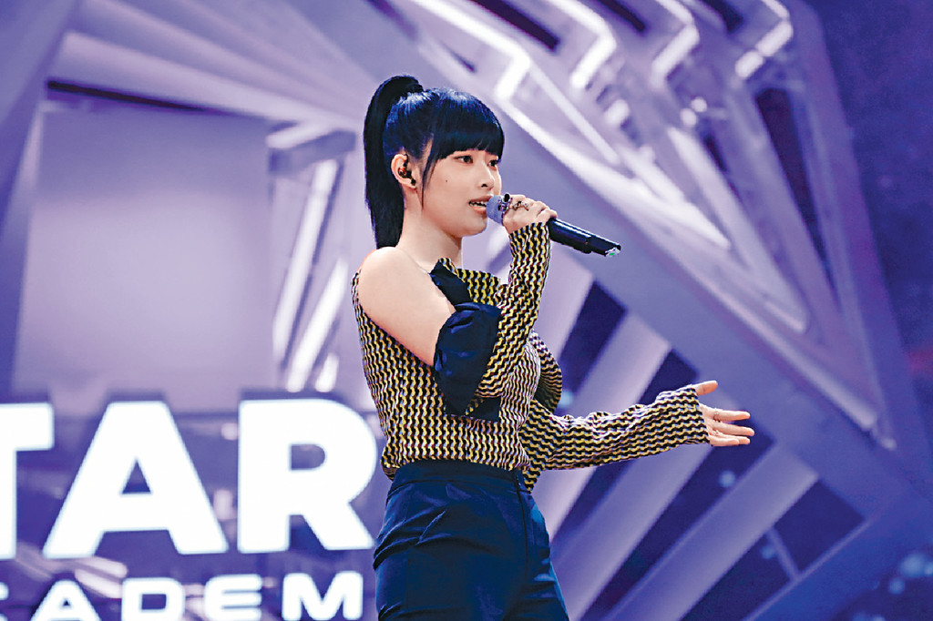 ■趙頌宜在《聲夢2》跌入「危險區」。 ■趙頌宜在《聲夢2》跌入「危險區」。