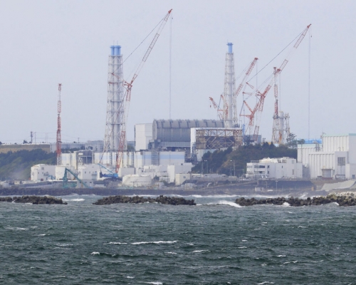 日本福島第一核電站。AP圖片