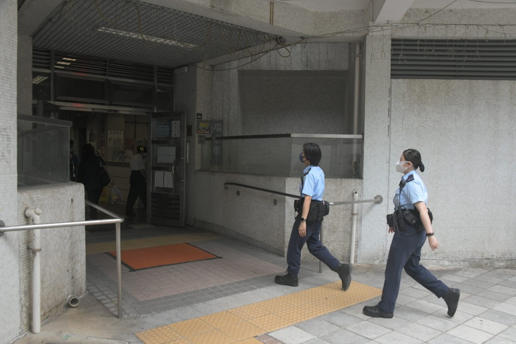 警員到場調查。梁國峰攝