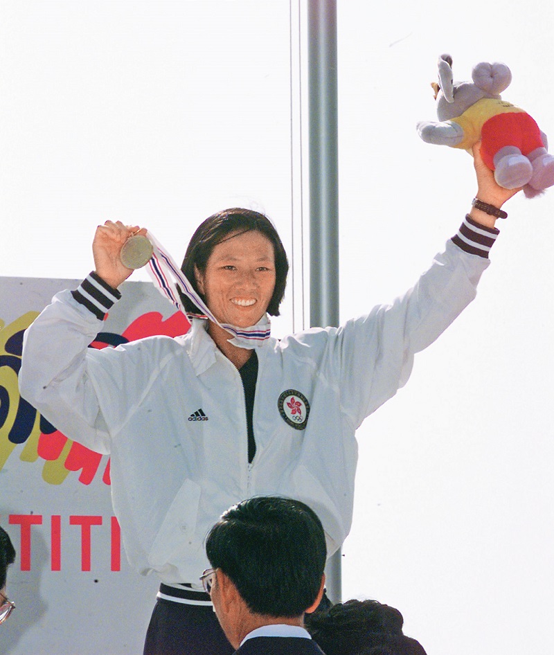 風之后李麗珊再創佳績，勇奪98年曼谷亞洲運動會女子滑浪風帆金牌。