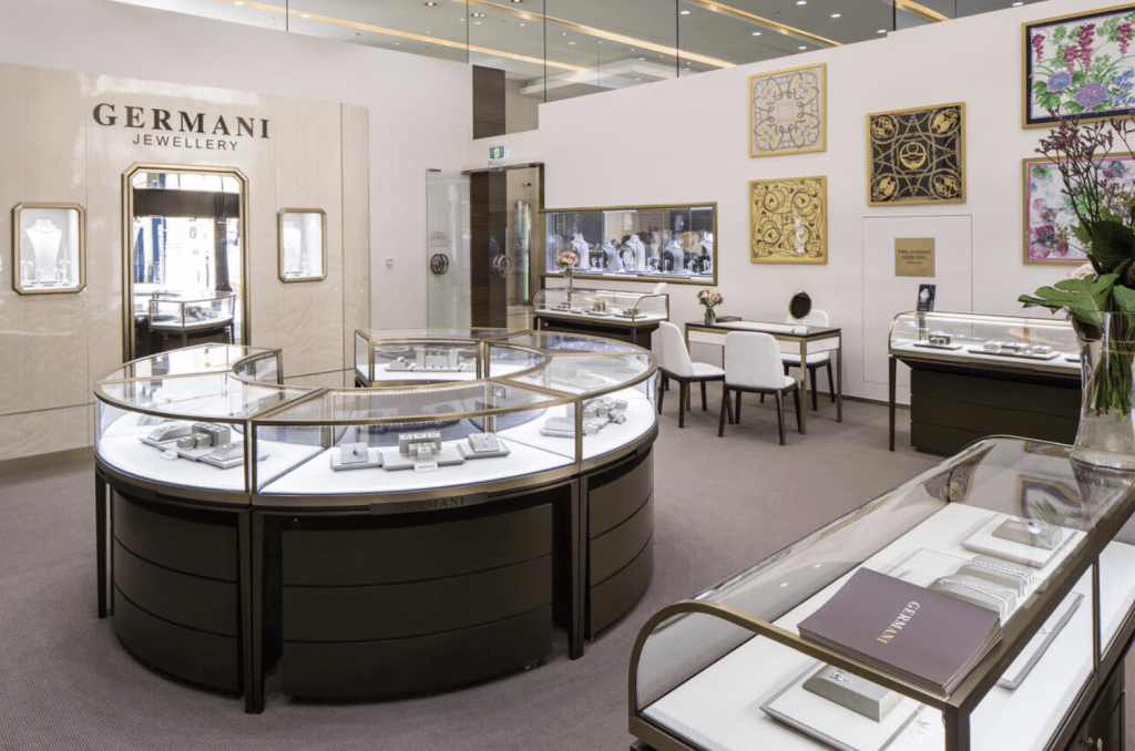 Germani是一間在澳洲國內具知名度的高端珠寶店。Germani網頁