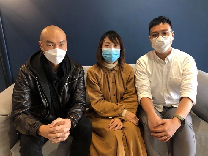 建築師蕭健偉（左）、PMQ品牌及活動發展總監周潔珊（中）及互動設計工程師黃偉傑（右），相信「設計思維」能培養孩子同理心。