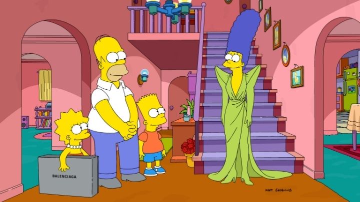 片中多位角色如Bart、Homer、Maggie及Marge等均穿上品牌的作品。