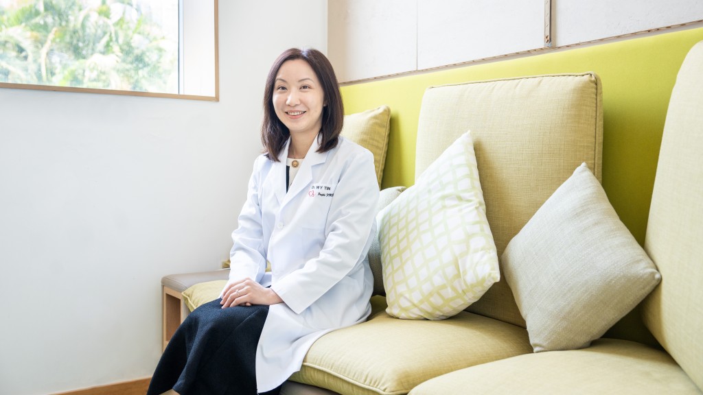 佃穎恩希望醫生日後用藥不用「綁住綁住」。醫管局提供