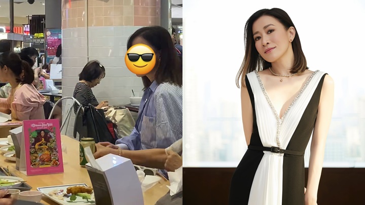 佘詩曼陪母遊泰國貼地迫Food Court    素顏被質疑非本人網民憑一關鍵揭真相