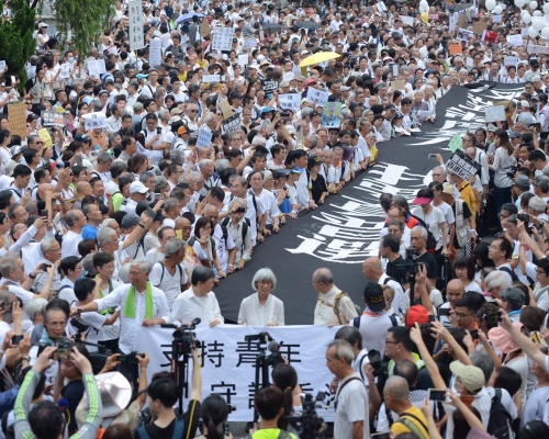 有年長市民發起「銀髮族靜默遊行」