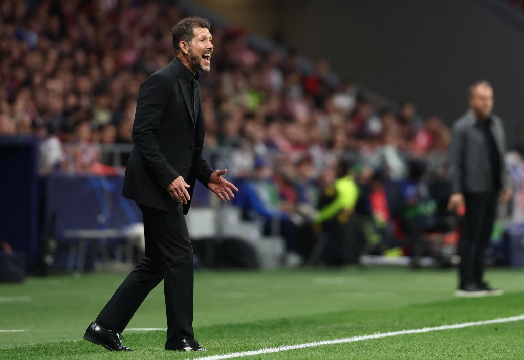 施蒙尼執教馬體會以來第四次帶領球隊殺入歐聯準決賽。路透社