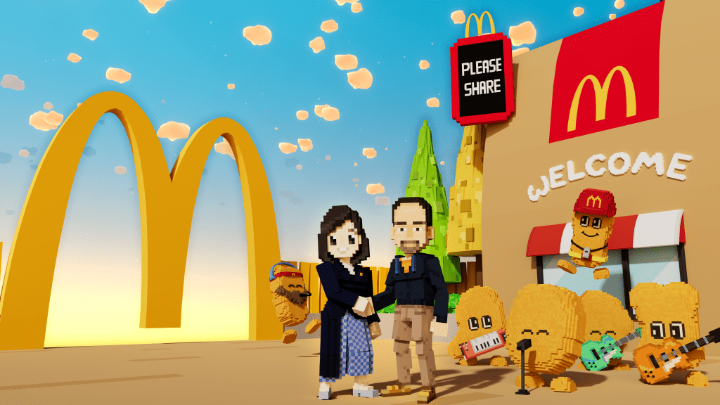 香港麥當勞同時宣布首度夥拍 The Sandbox，於元宇宙打造「McNuggets® Land」。