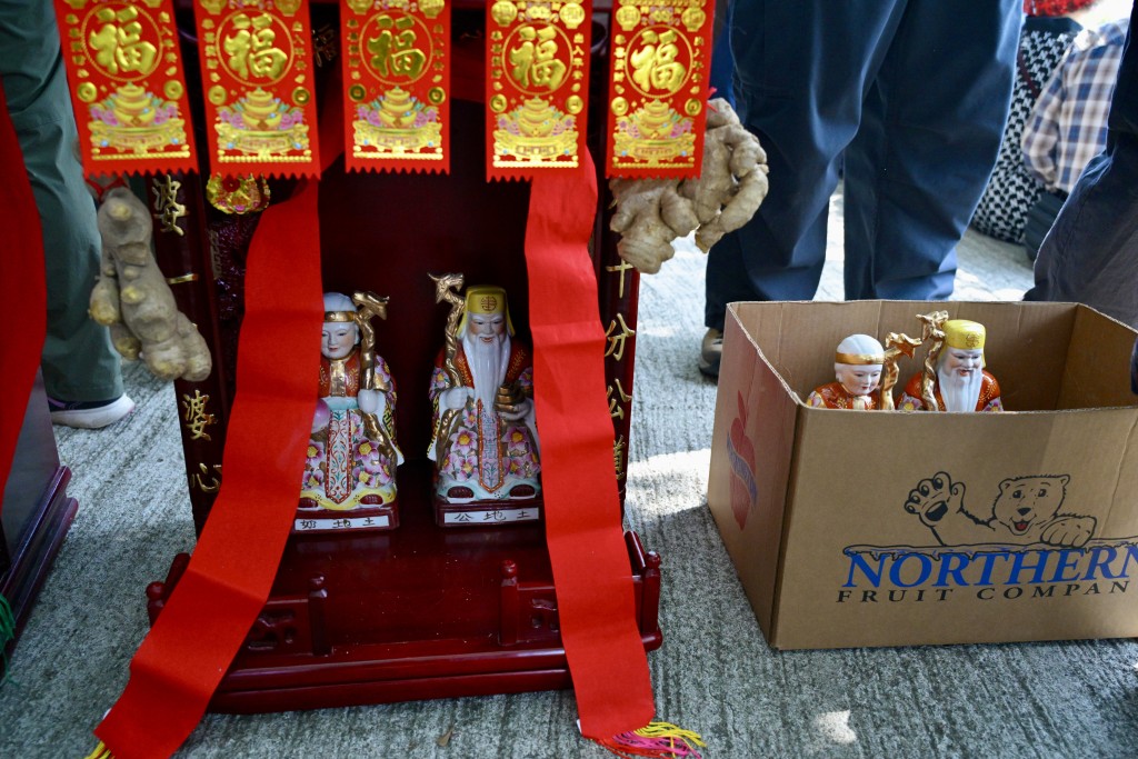 「下灣三寶」之一的土地神壇。