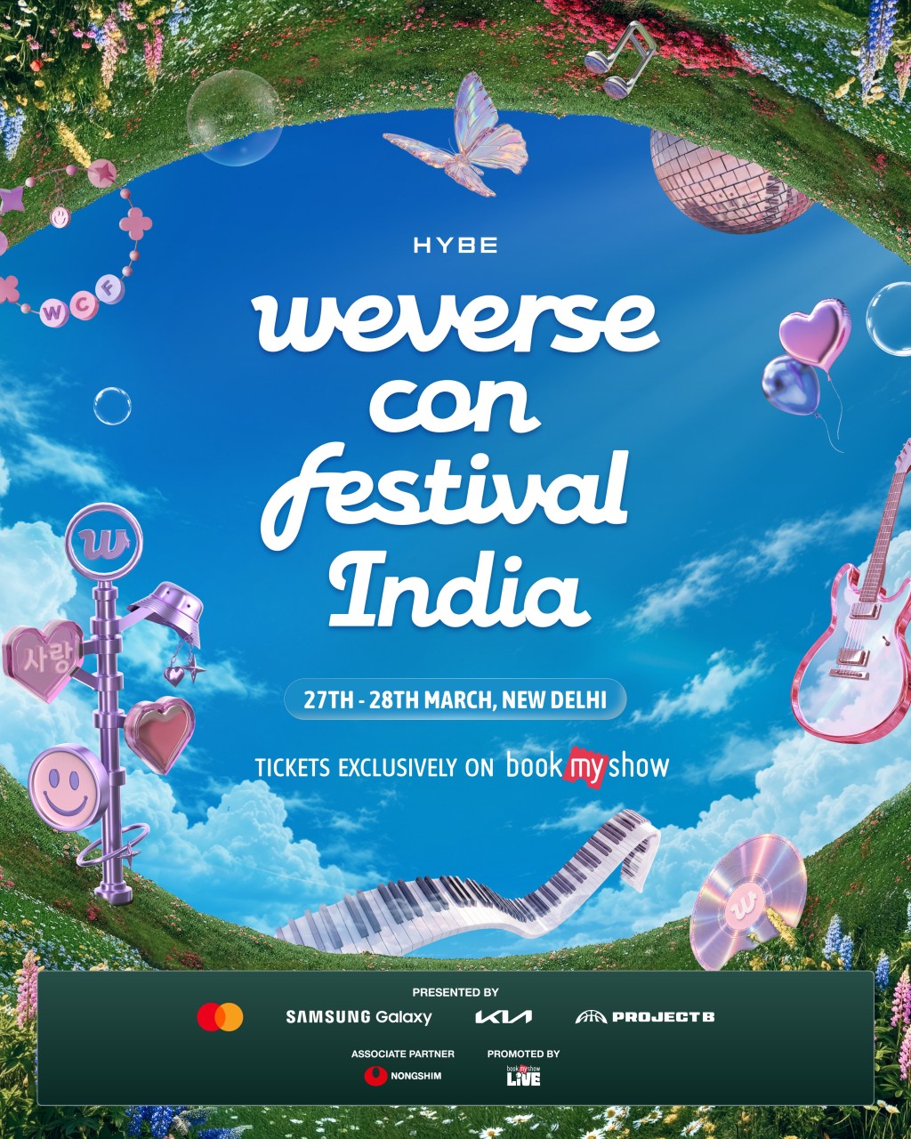 「Weverse Con Festival」將首度移師印度,於2027年3月27日及28日在新德里舉行。 「Weverse Con Festival」將首度移師印度,於2027年3月27日及28日在新德里舉行。