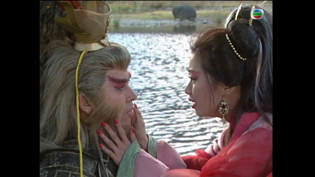 張慧儀在《西遊記(貳)》,與郭政鴻飾演的「通臂猿猴」有宿世姻緣。 張慧儀在《西遊記(貳)》,與郭政鴻飾演的「通臂猿猴」有宿世姻緣。