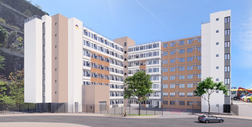 「彩虹彩兴路乐屋项目」为全港首个楼高8层的过渡性房屋项目，预计2024年第一季竣工，共提供331个过渡性房屋单位，可供2至5人家庭居住。