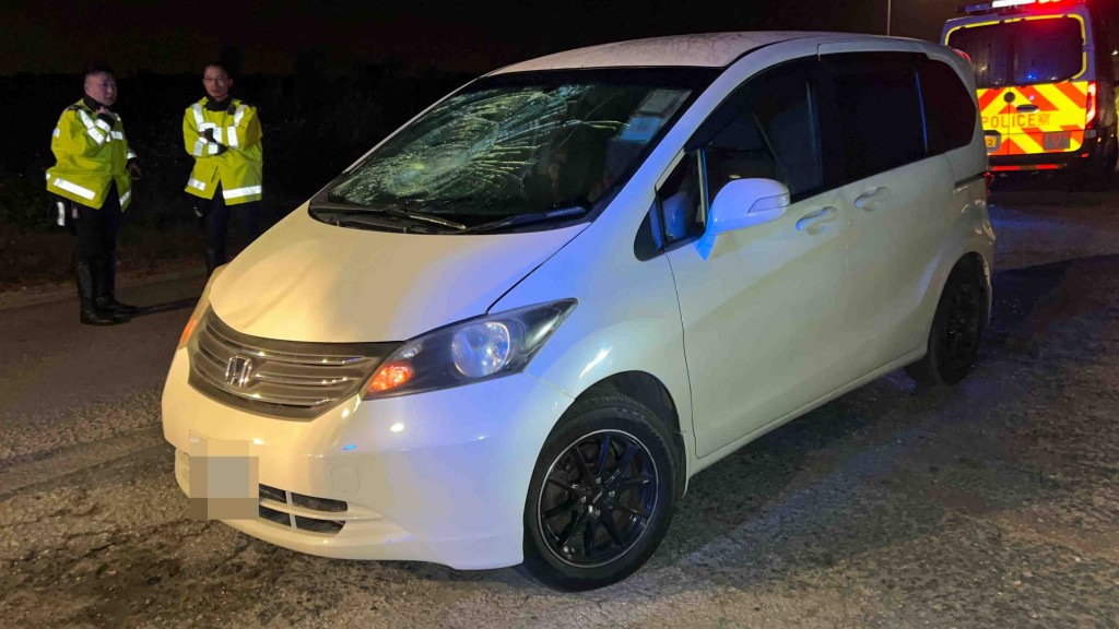 警員到場調查。蔡楚輝攝