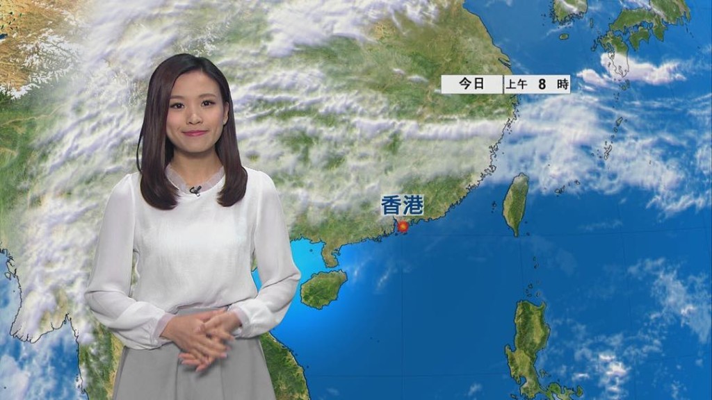 2016年加入TVB的李曉欣有報道過天氣。