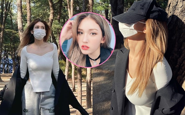 Somi上載出遊相，有意無意晒吓小肉彈身形。