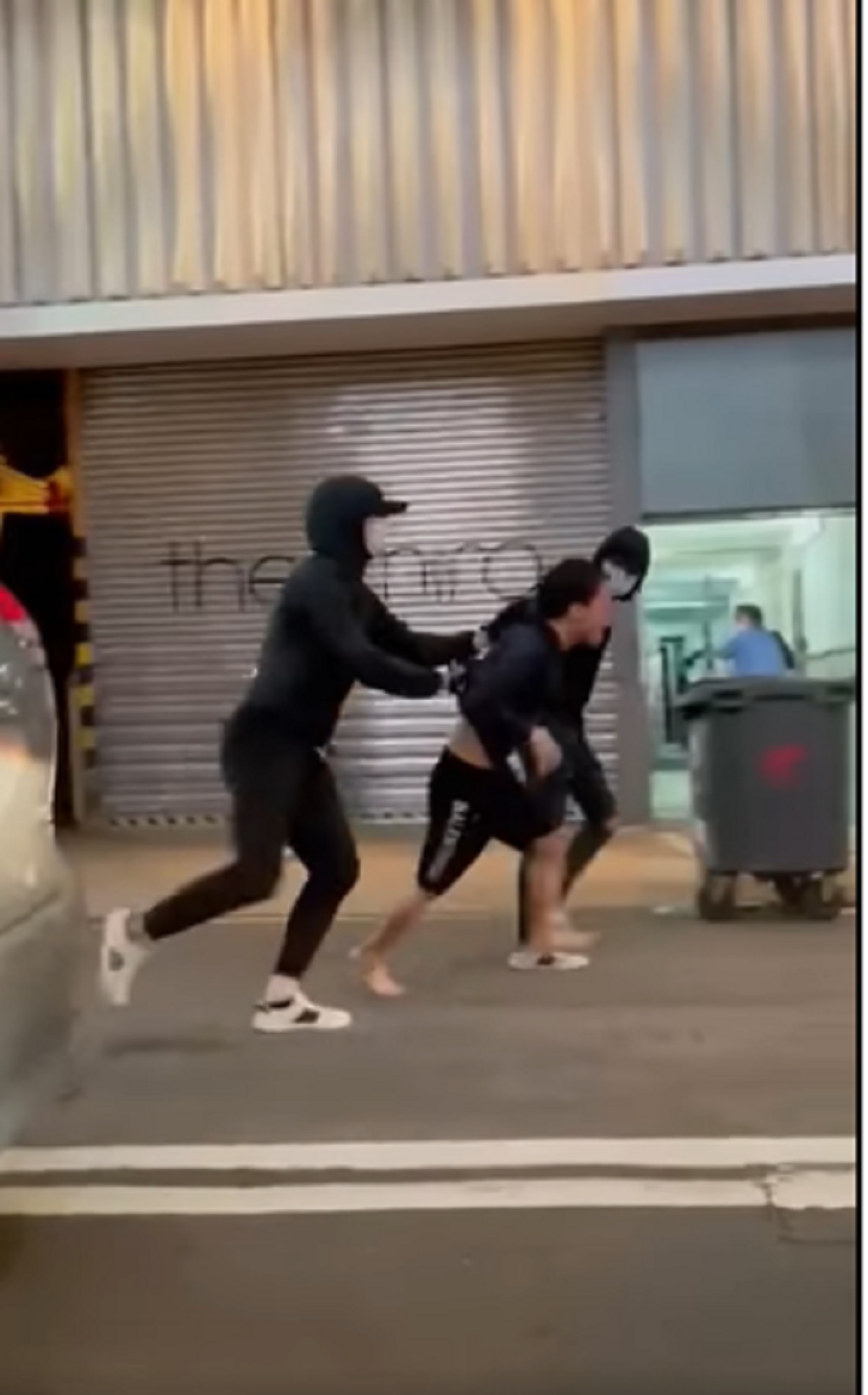 網上流傳影片截圖