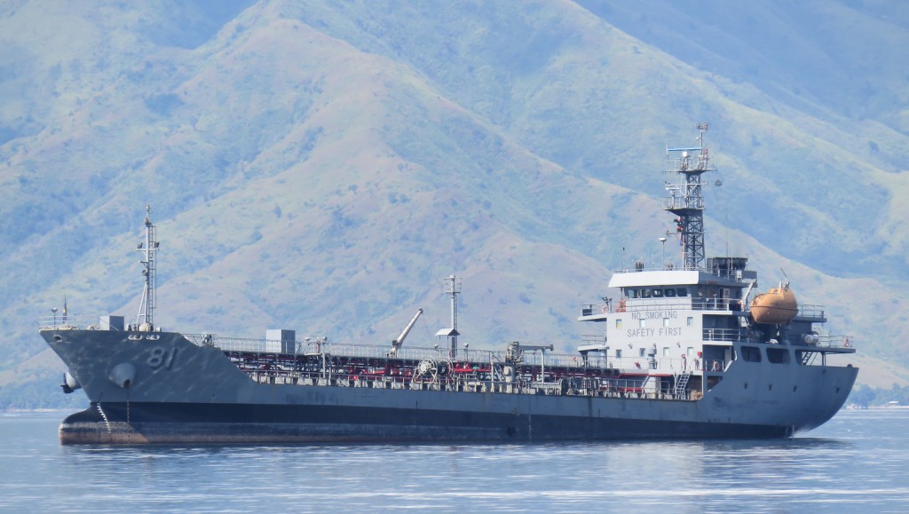 「卡里拉亞湖」號是菲海軍第一艘運油船。