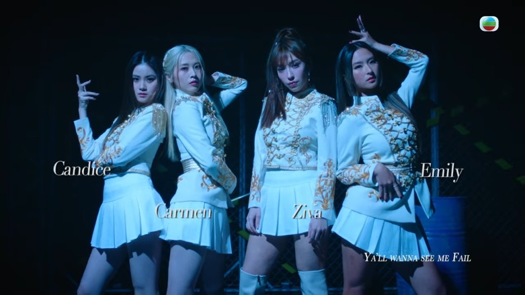 左起：王汛文、倪嘉雯、穎喬、蔡華英