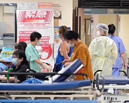 急症室昨日有4972人首次求診。資料圖片