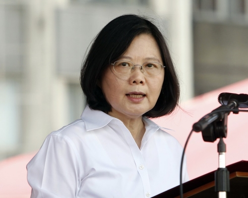 蔡英文表示已經下令國軍,盡全力協助救災工作。AP圖片