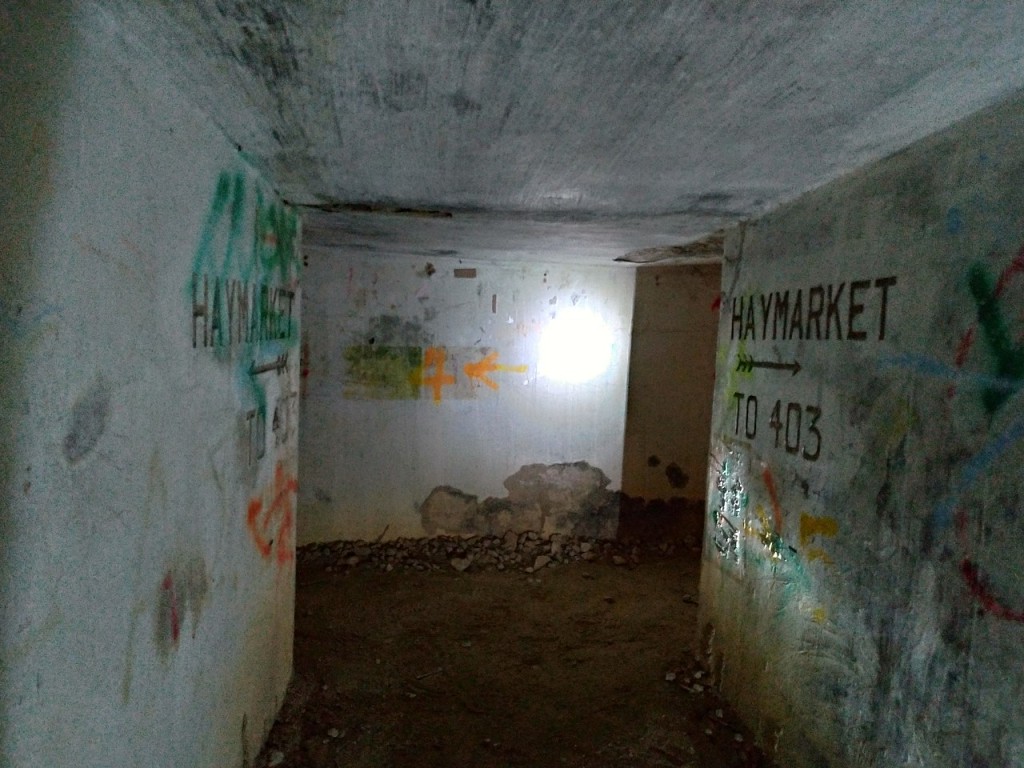 城门碉堡阵地内有多条隧道。网上图片
