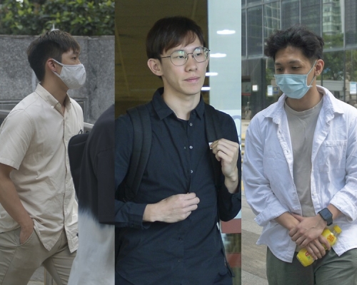 左起:林澤謙、 陳永鏗及郭家健。資料圖片