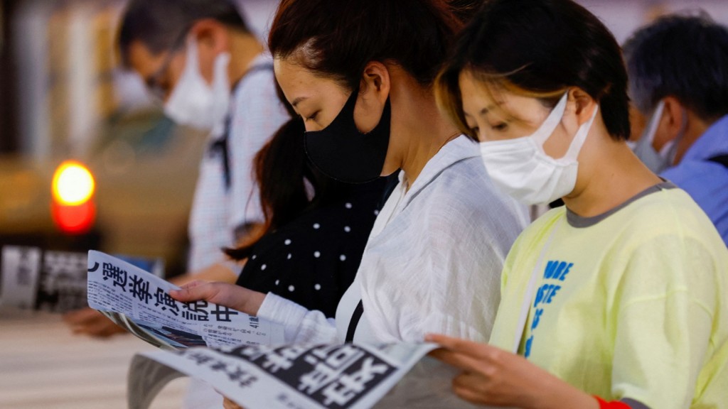 東京都今天新增9482宗確診病例，較上周日增加5600多宗。路透社資料圖片