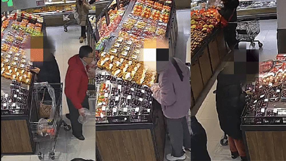 CCTV揭發「超市盜竊慣犯」常以撕標籤手法犯案。