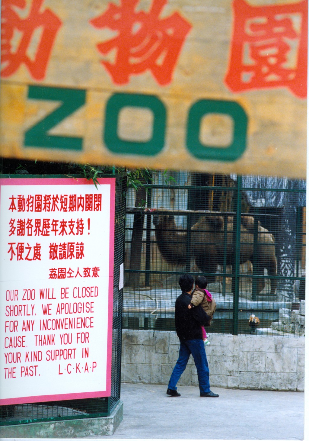 1993年荔園動物園結束。