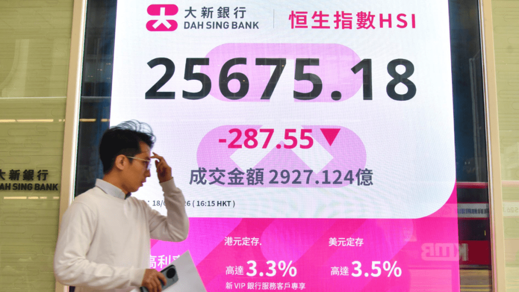 恒指跌287點 騰訊阿里續腳軟 金股捱沽 專家料短線仍弱勢｜港股收市