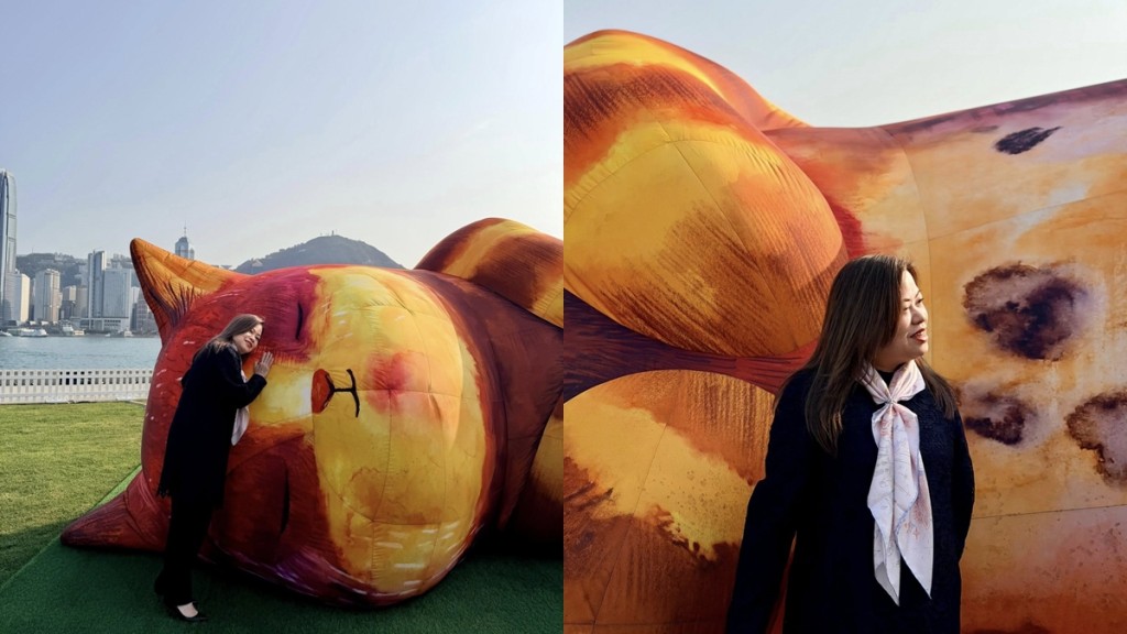 羅淑佩趁西九文化局開會 探望《夢遊喵境》可愛貓貓 大讚呼嚕聲自然｜Kelly Online