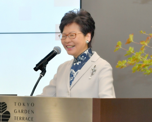 林鄭月娥11月10日至12日率團赴深圳和北京。政府新聞處