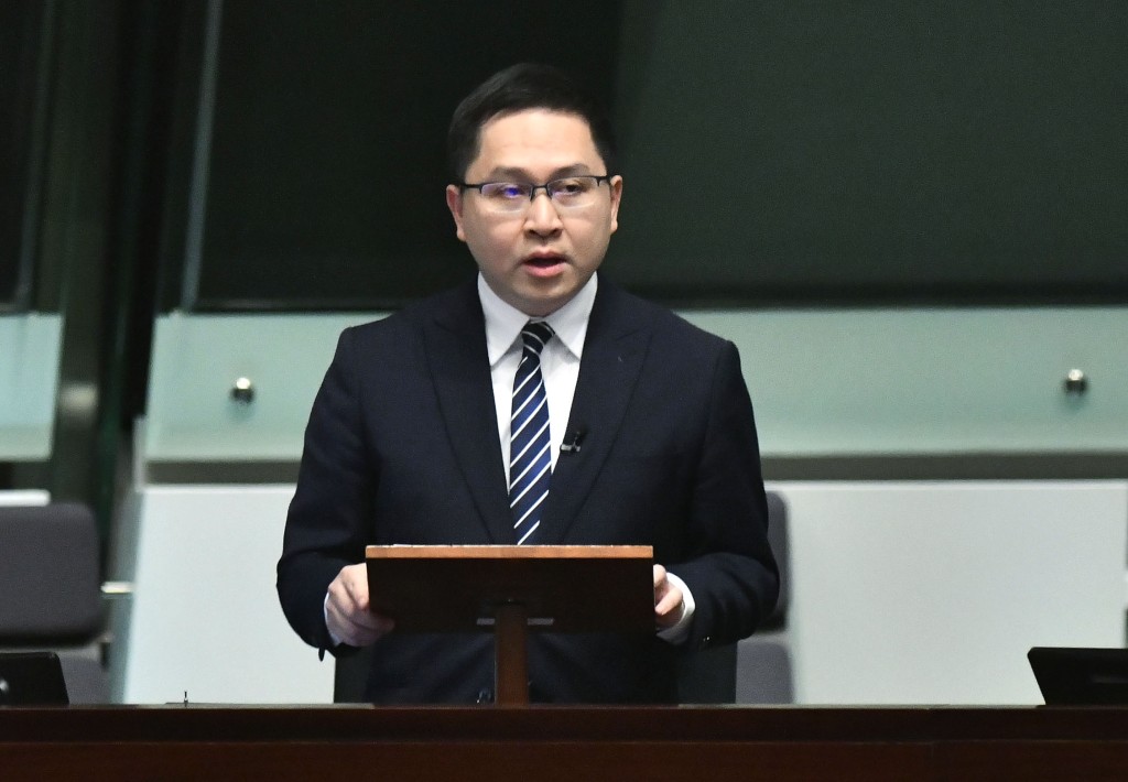 民建聯朱立威。 民建聯朱立威。