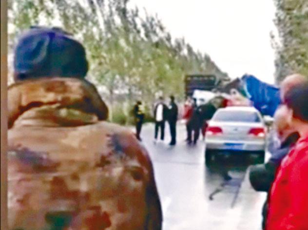 ■吉林扶餘貨車相撞十八死。