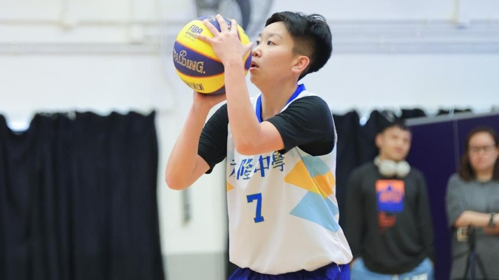 浸信會永隆中學女籃在小組賽三場全勝，取得16強資格。公關圖片