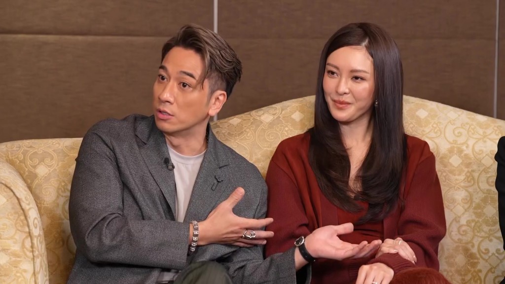 吳卓羲在訪問中表現紳士處處維護張曦雯，令全場起鬨取笑兩人戲假情真。