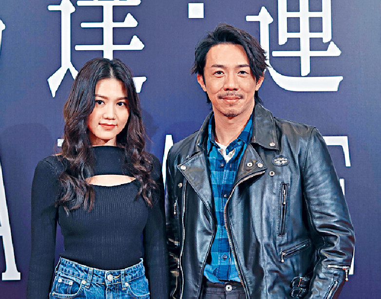 ■娜姐和張繼聰在片中有不少親熱戲。
