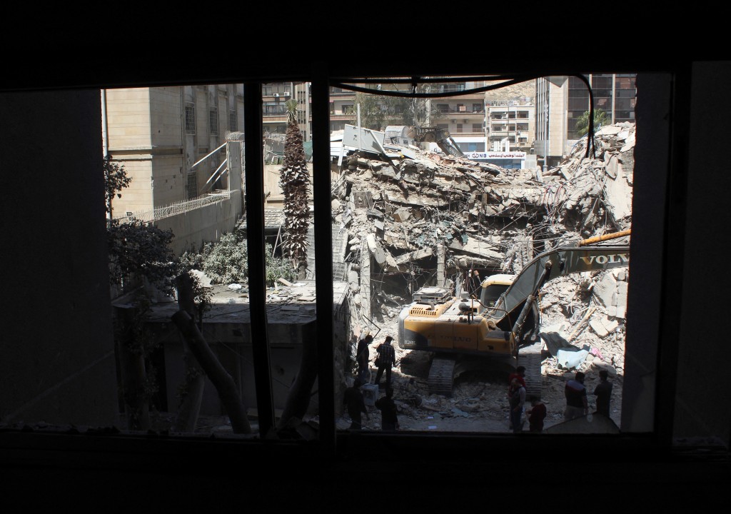 伊朗駐敘利亞外交館舍被以色列襲擊。 路透社