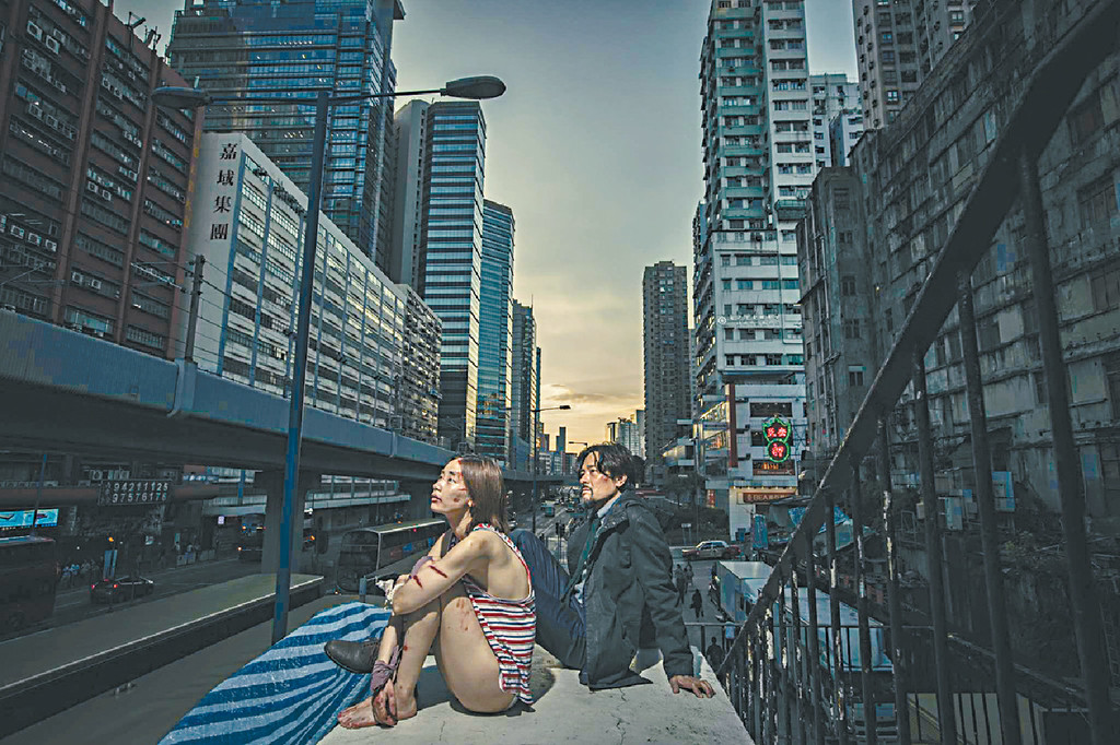 ■林家棟和劉雅瑟憑《智齒》問鼎帝后。 ■林家棟和劉雅瑟憑《智齒》問鼎帝后。