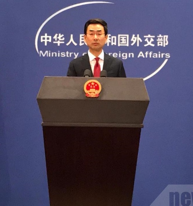 外交部發言人耿爽。網上圖片
