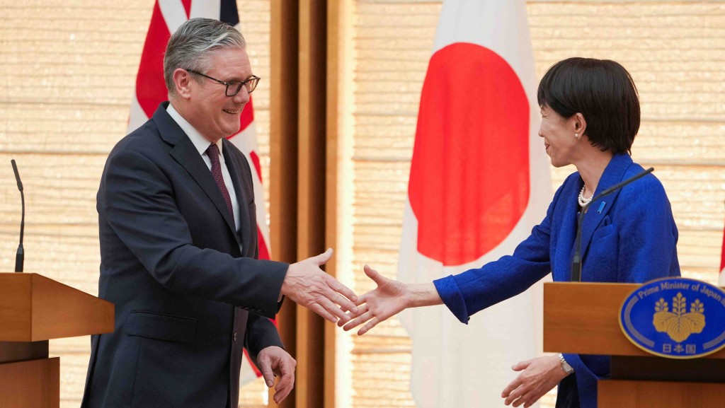 施紀賢東京會晤高市早苗，稱英日關係數十年最牢固。路透社